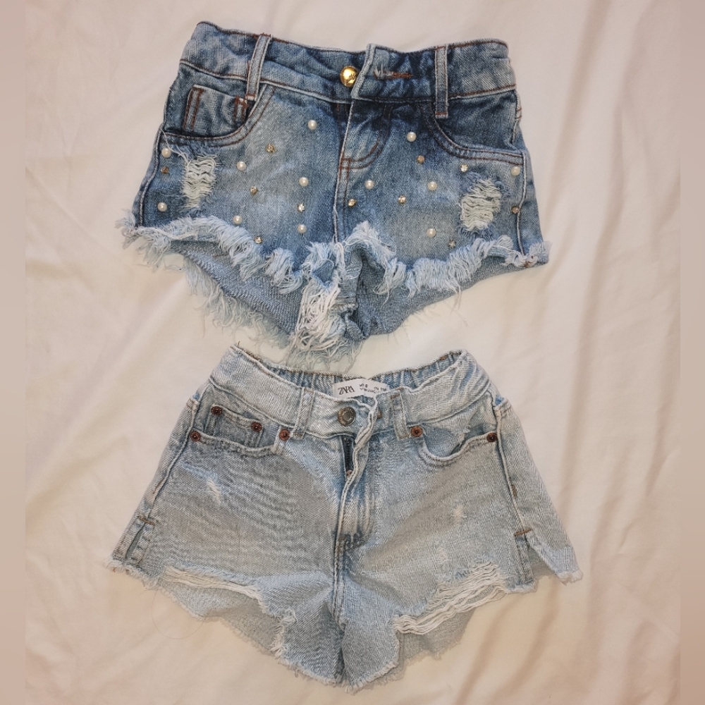 Girls jeans shorts for kids
